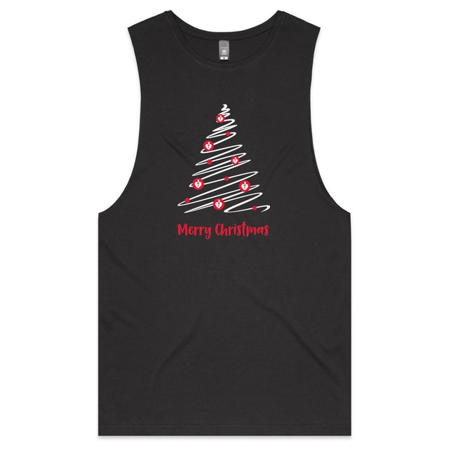 Christmas Tree of Hearts - men's tank