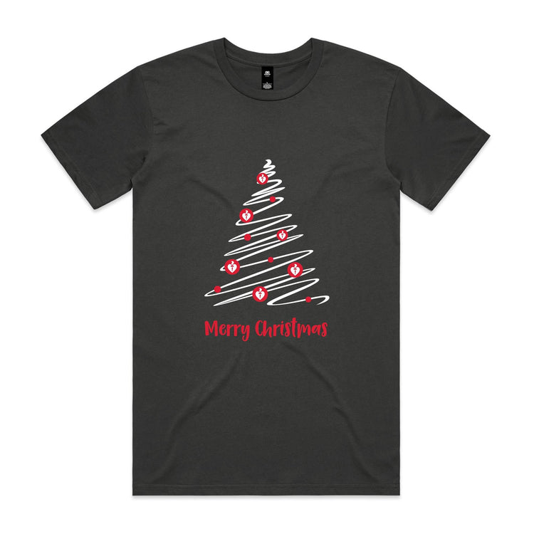 Christmas Tree of Hearts - unisex t-shirt