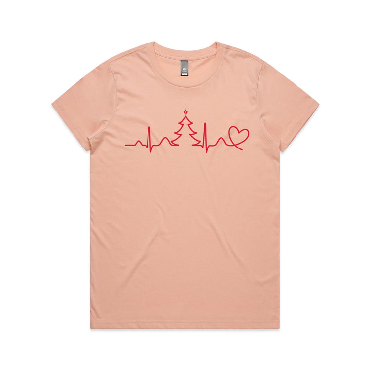 Seasonal Heartbeat - women's t-shirt
