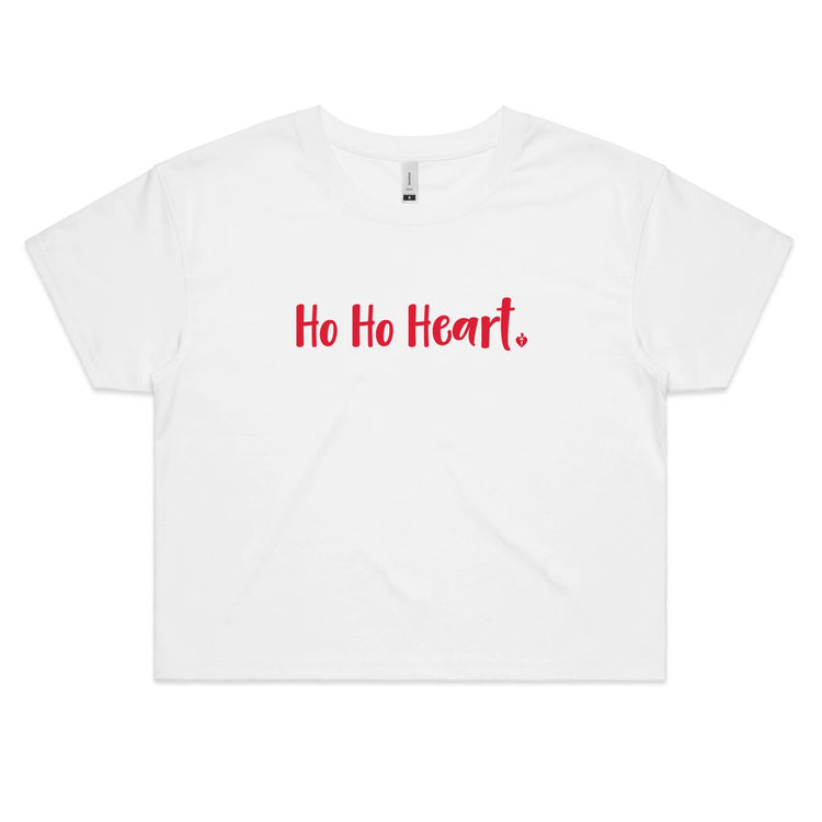 Ho Ho Heart - women's crop top