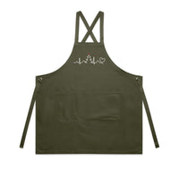 Seasonal Heartbeat - apron