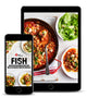 Heart Foundation Fish recipe ebook displayed on mobile and tablet screens