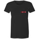 XOXO - Women's Maple Black T-shirt | Heart Foundation
