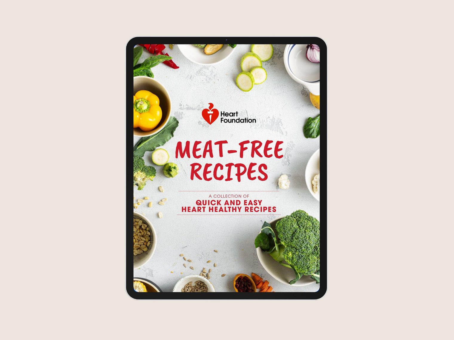 Meat free recipes e-book