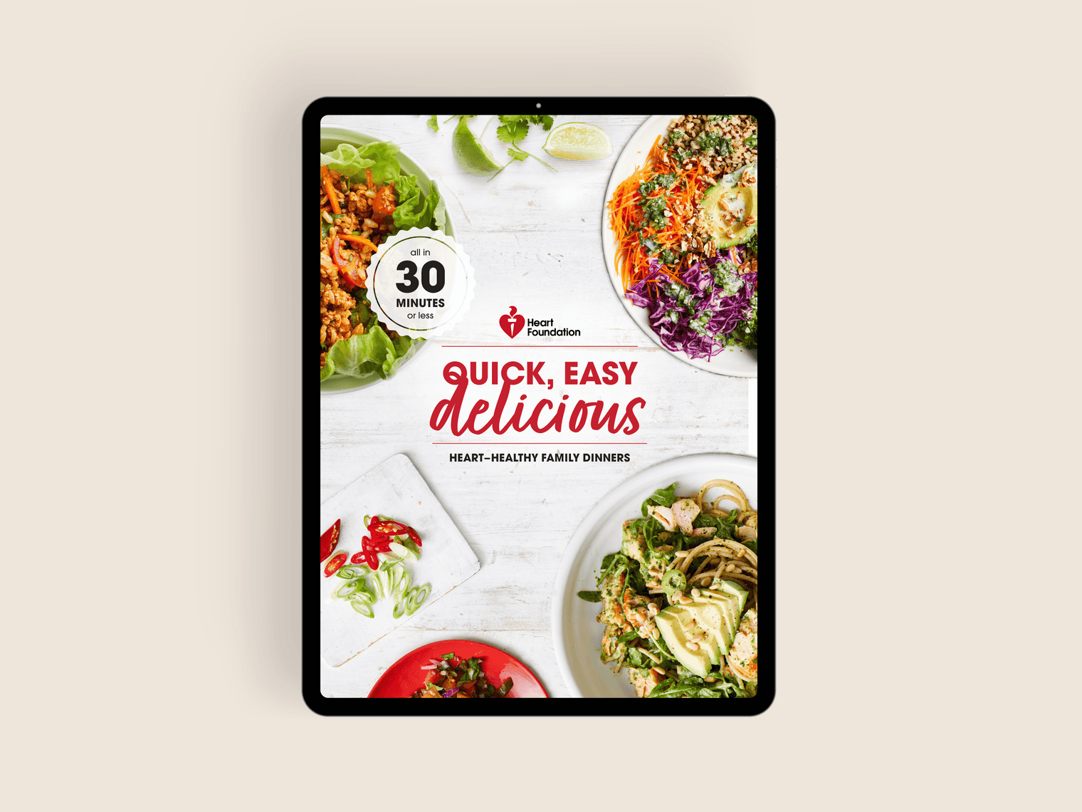 Quick, easy, delicious recipes e-book